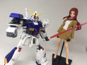 ガンプラ-HGUCガンダムNT1-クリスチーナ・マッケンジー