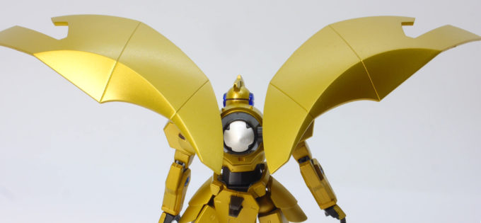 ROBOT魂アルヴァアロンの背面翼の可動画像です