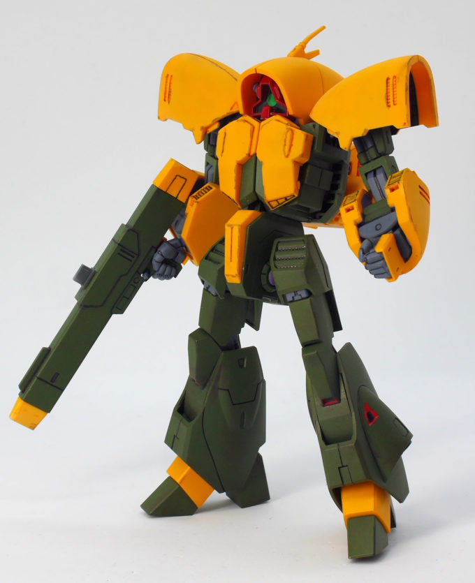 HGUCアッシマーのガンプラレビュー画像です