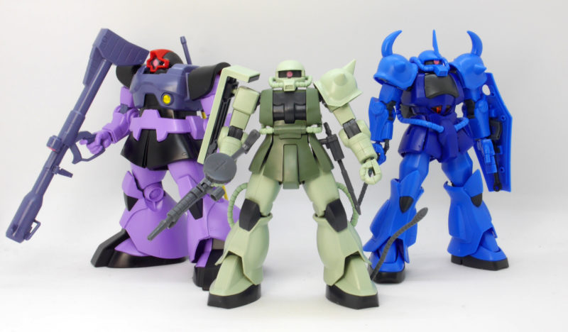 HGUCグフ（リバイヴ版）のガンプラレビュー画像です