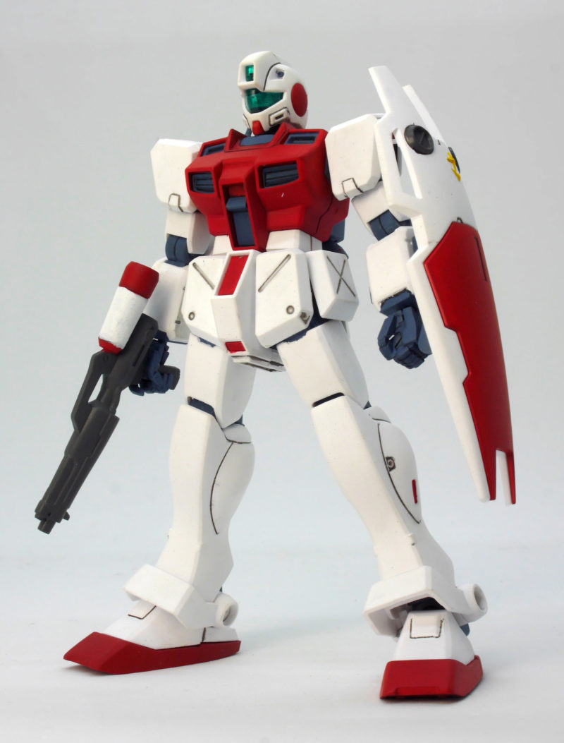 HGUCジムコマンド（宇宙仕様）のガンプラレビュー画像です