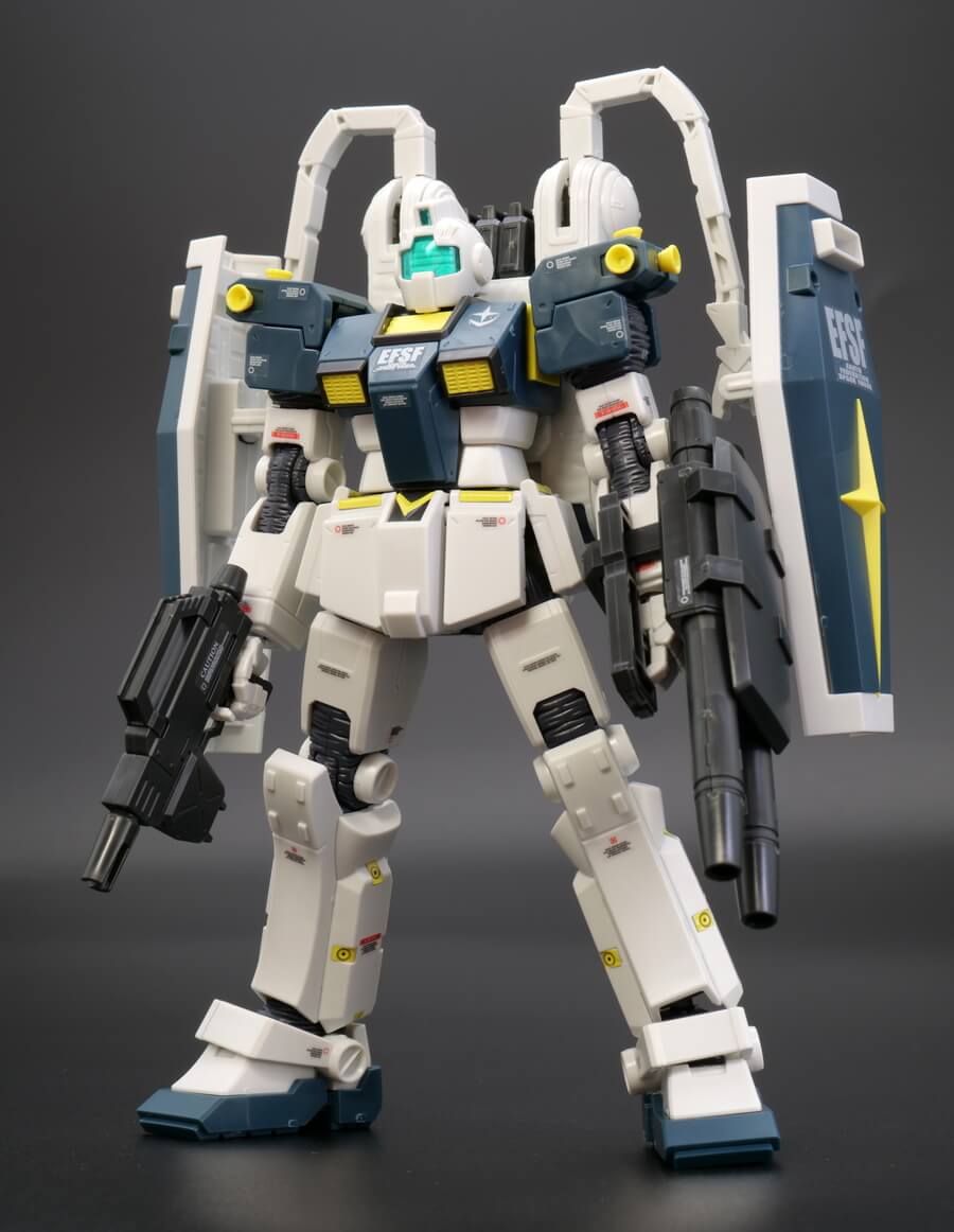 HGジム（GUNDAM THUNDERBOLT Ver.）のガンプラレビュー画像です