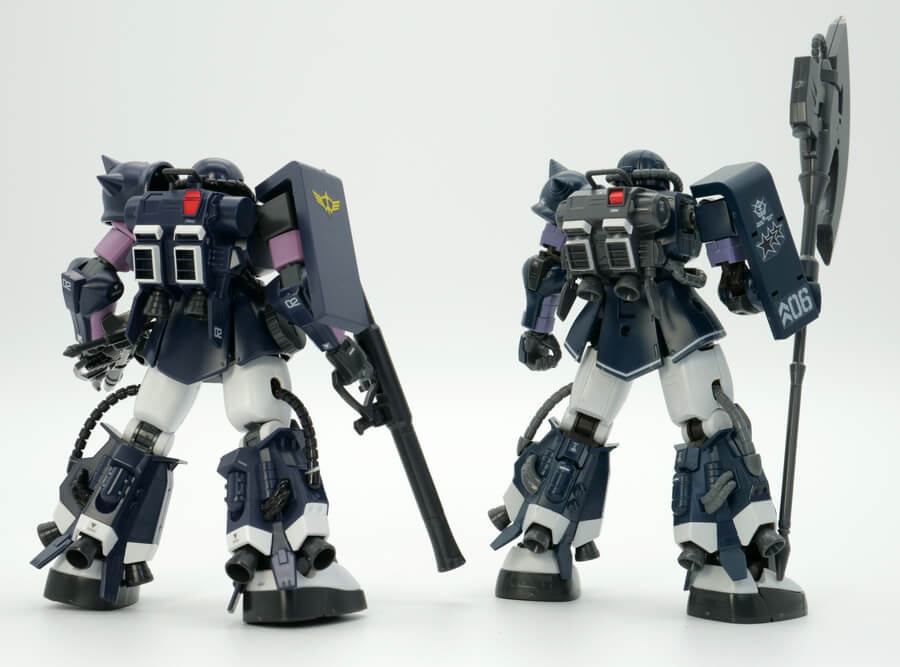 ガンプラ Hguc 黒い三連星ザクii レビュー ポッチのガンプラ