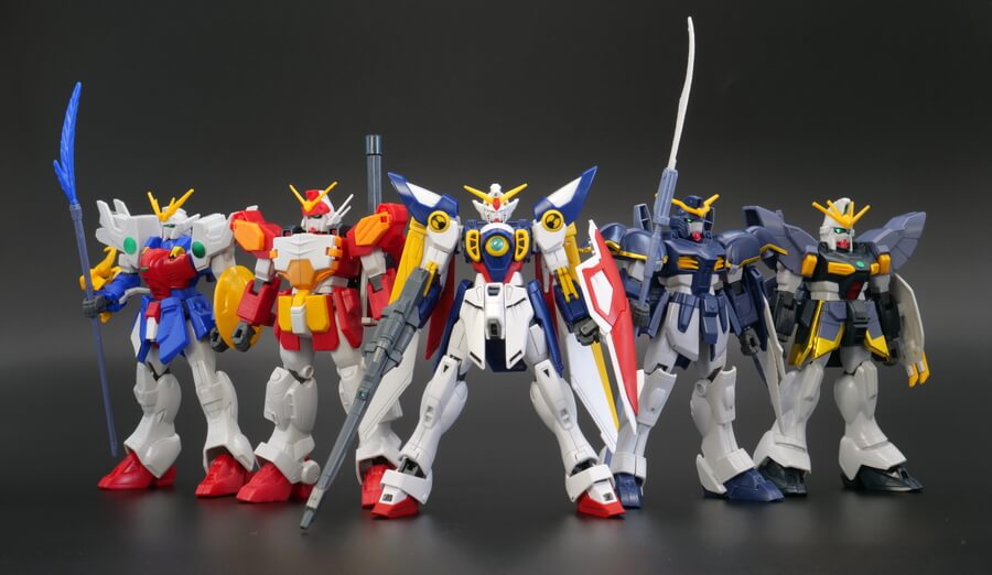 1/144 ガンダムヘビーアームズのガンプラレビュー画像です