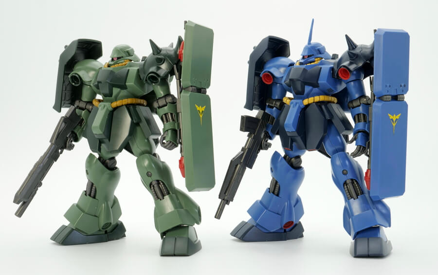 ガンプラ全塗装 HG 144 ギラ・ドーガ＆ジェガンのセット