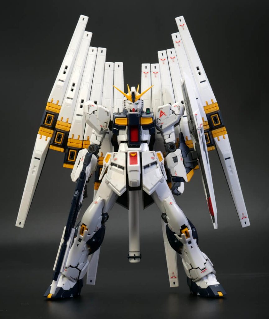 RG νガンダムダブル・フィン・ファンネル装備型 サザビー メカニカルコアメッキ ダブルフィンファンネル装備型 RG 1/144 νガンダム(ダブル