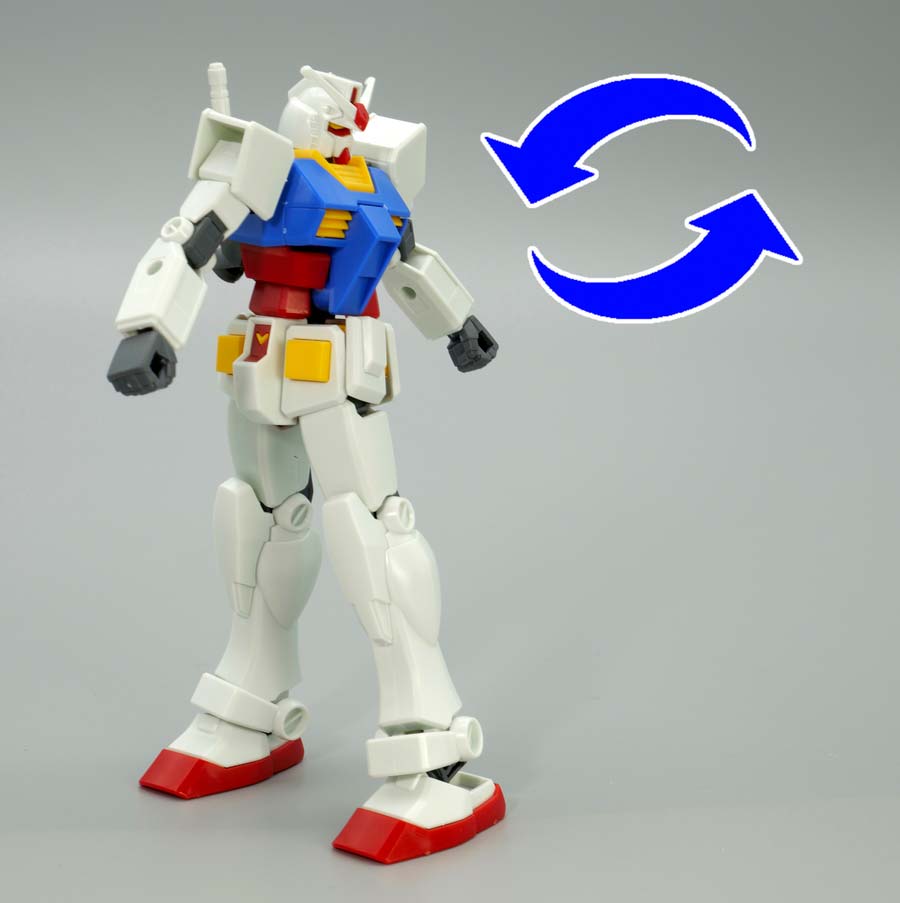 ENTRY GRADE（エントリーグレード）RX-78-2ガンダムのガンプラレビュー画像です