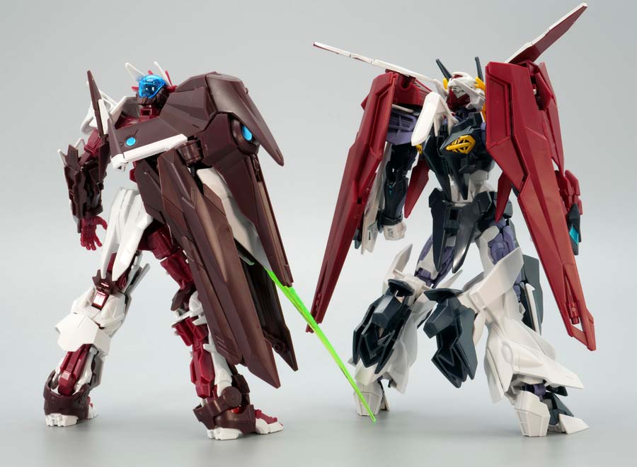 HGロードアストレイダブルリベイクのガンプラレビュー画像です