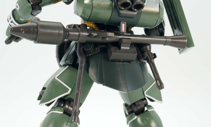 HGギラ・ズール（キュアロン機）のガンプラレビュー画像です