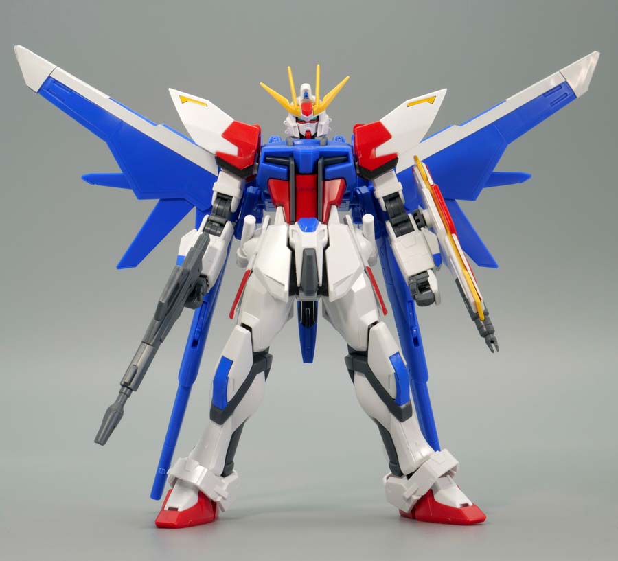 HGBFビルドストライクガンダム フルパッケージのガンプラレビュー画像です