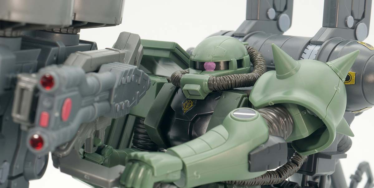 HG 高機動型 サイコザク + サンダーボルト 量産型ザク ビッグガン