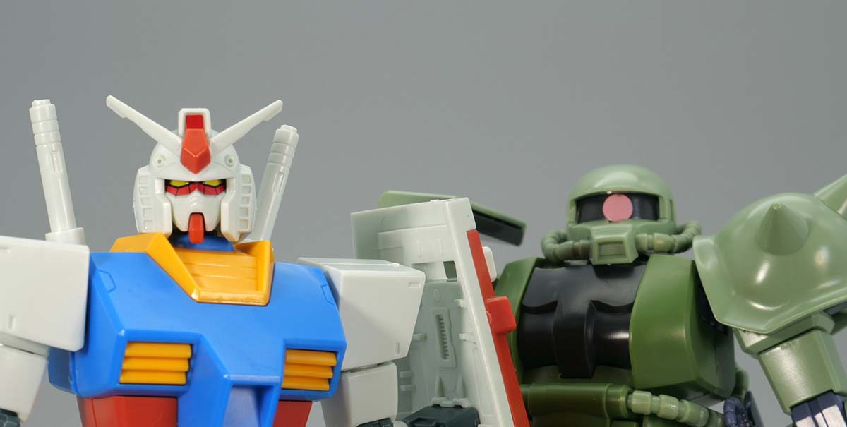 ガンプラ】HGUC ガンプラスターターセット ガンダム vs. 量産型ザク