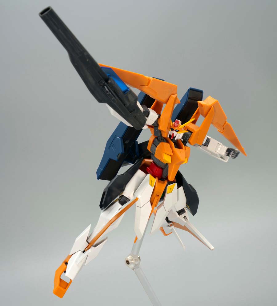 HGアリオスガンダムGNHW/Mのガンプラレビュー画像です