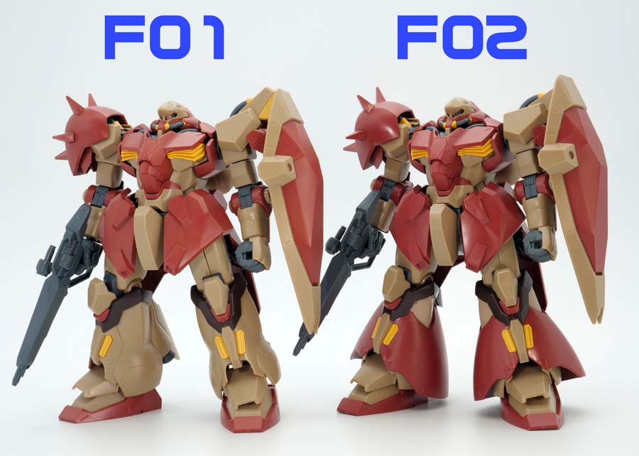 プラモデルガンプラ HG1/144メッサーF02型（指揮官機）とメッサーF02型 