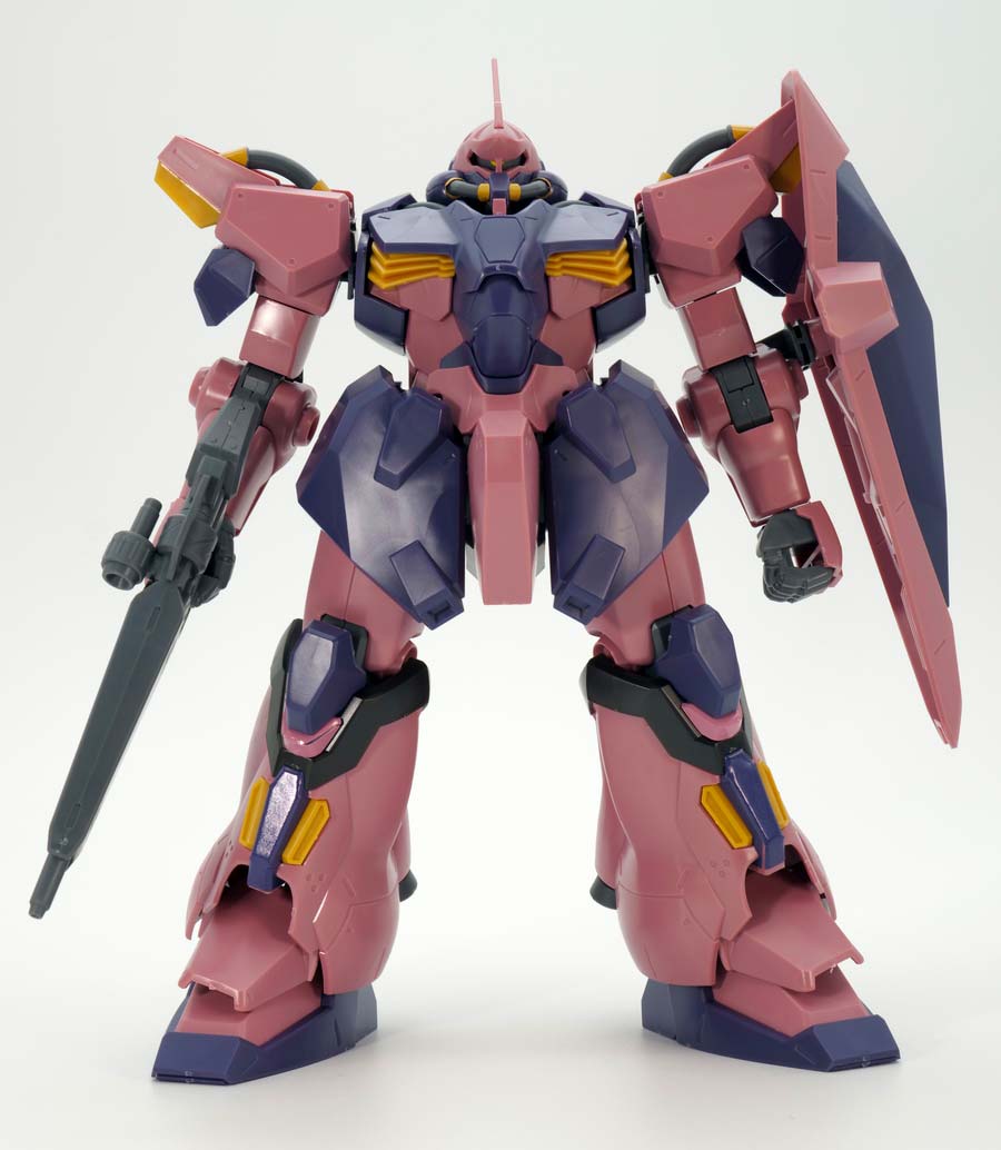 HGメッサーF型ネイキッドのガンプラレビュー画像です