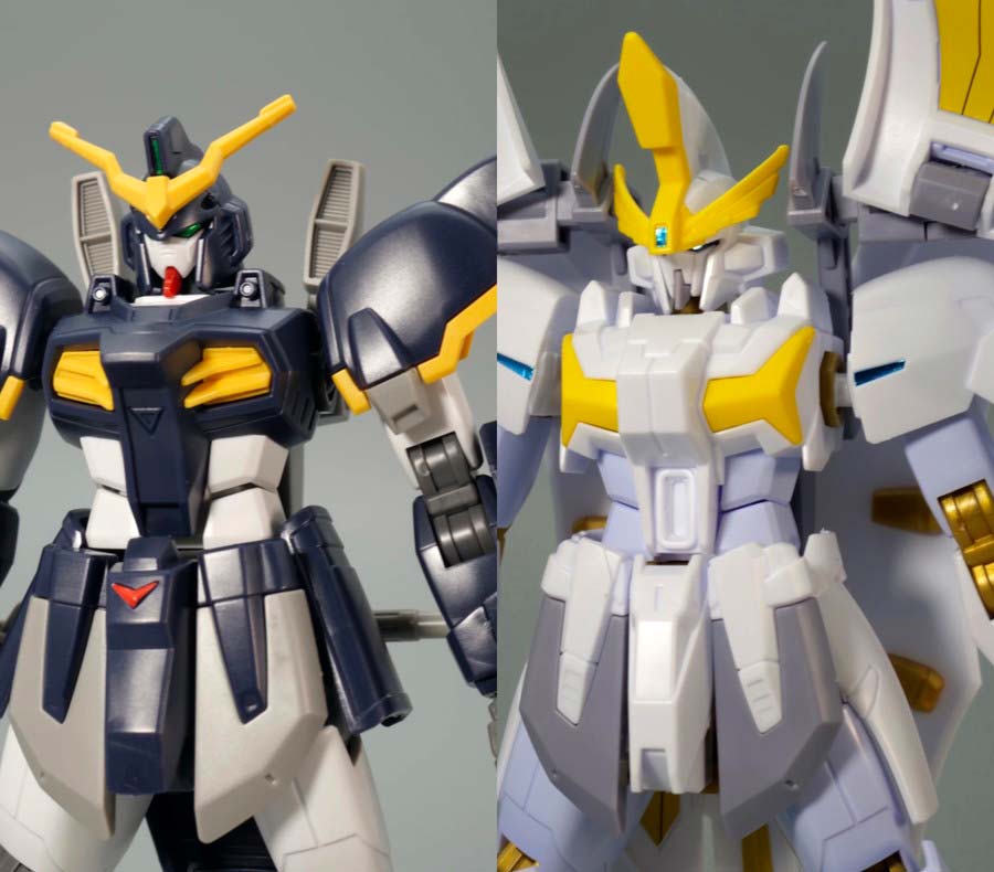 HGガンダムリヴランスヘブンのガンプラレビュー画像です