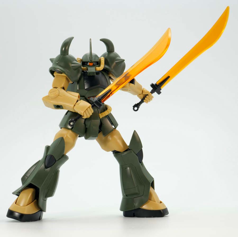 HGグフ（21stCENTURY REAL TYPE Ver.）のガンプラレビュー画像です