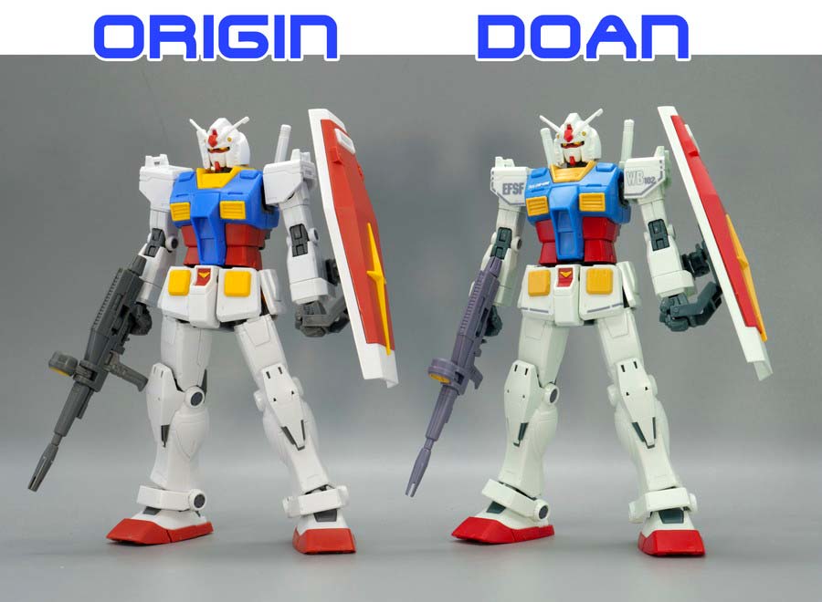 HG 1/144 RX-78-02 ガンダム(ククルスドアンの島版) 改修・全