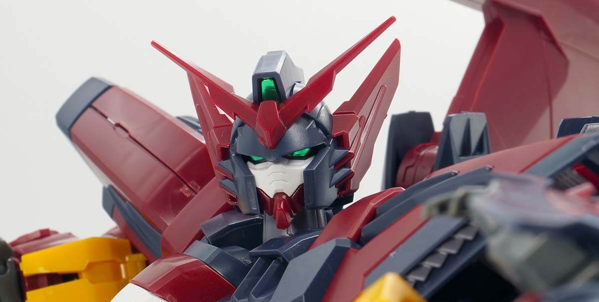 MGガンダムエピオンEWのガンプラレビュー画像です