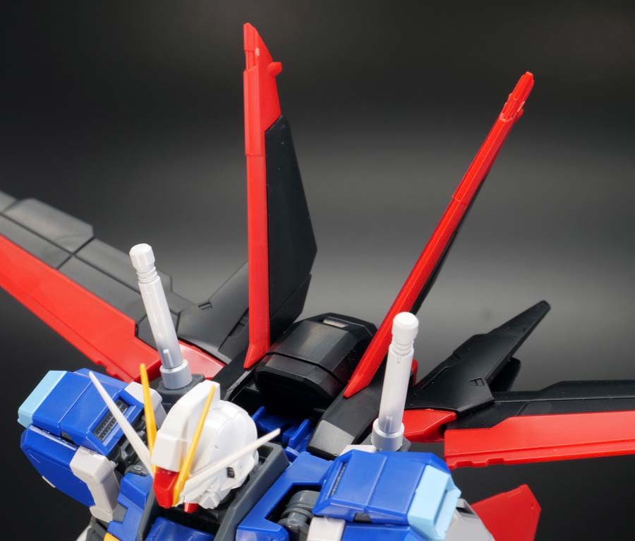 RGフォースインパルスガンダムのガンプラレビュー画像です