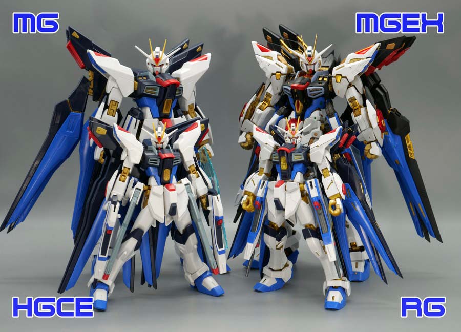 MGEX 1/100 ストライクフリーダムガンダム プラモデル - プラモデル