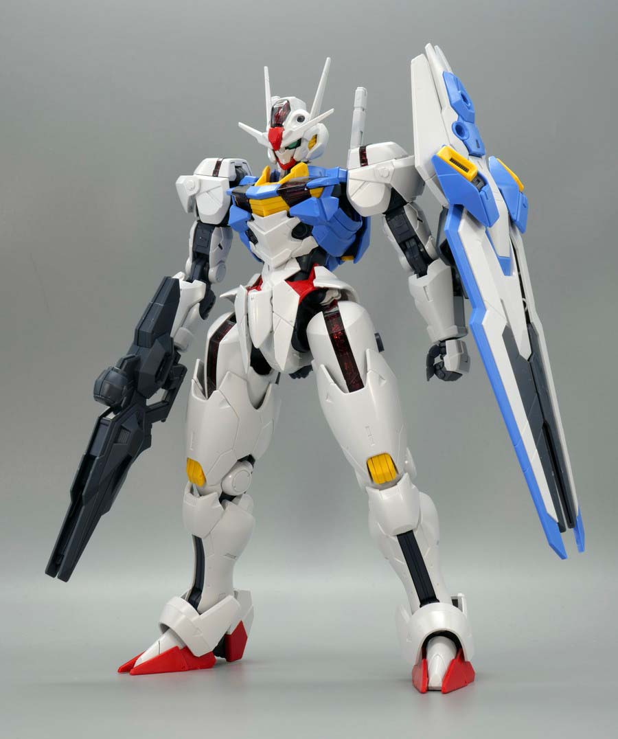 FULL MECHANICS 1/100 ガンダムエアリアルのガンプラレビュー画像です