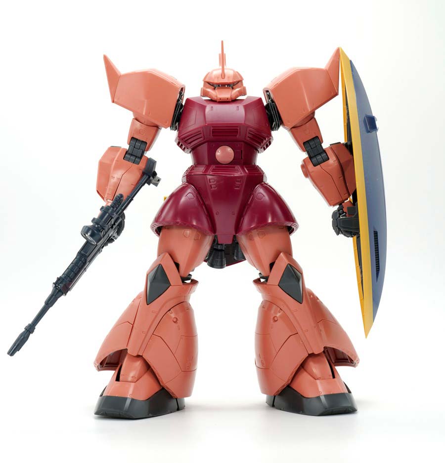 MGシャア専用ゲルググVer.2.0のガンプラレビュー画像です