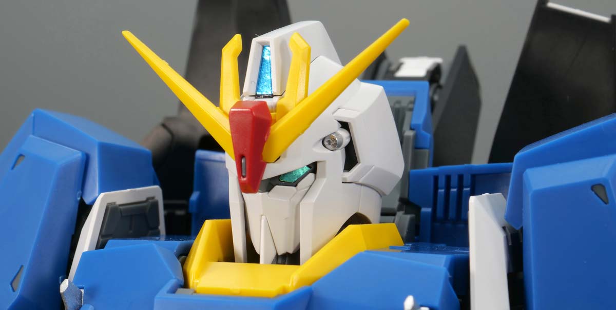 MG 1/100 ゼータガンダムVer.Kaのガンプラレビュー画像です