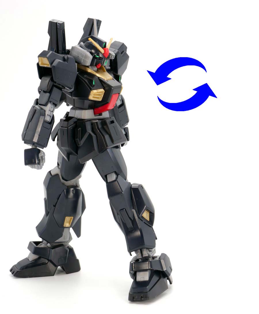 HGガンダムベース限定 ガンダムMk-II(ティターンズ仕様)(21st CENTURY REAL TYPE Ver.)のガンプラレビュー画像です