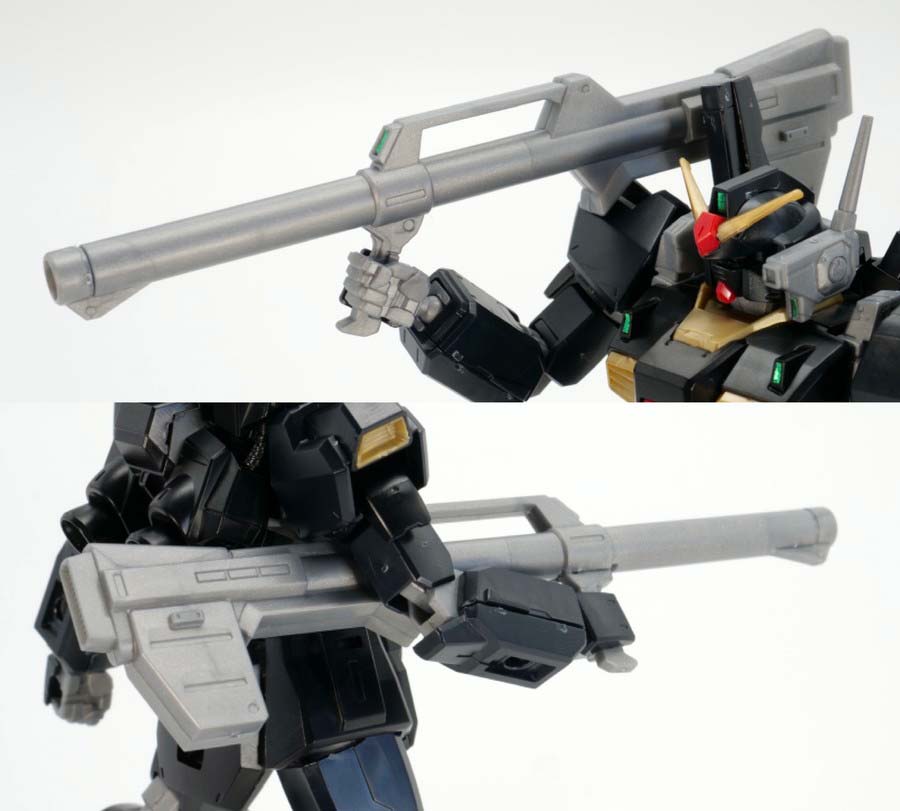 HGガンダムベース限定 ガンダムMk-II(ティターンズ仕様)(21st CENTURY REAL TYPE Ver.)のガンプラレビュー画像です