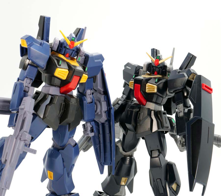 HGガンダムベース限定 ガンダムMk-II(ティターンズ仕様)(21st CENTURY REAL TYPE Ver.)のガンプラレビュー画像です