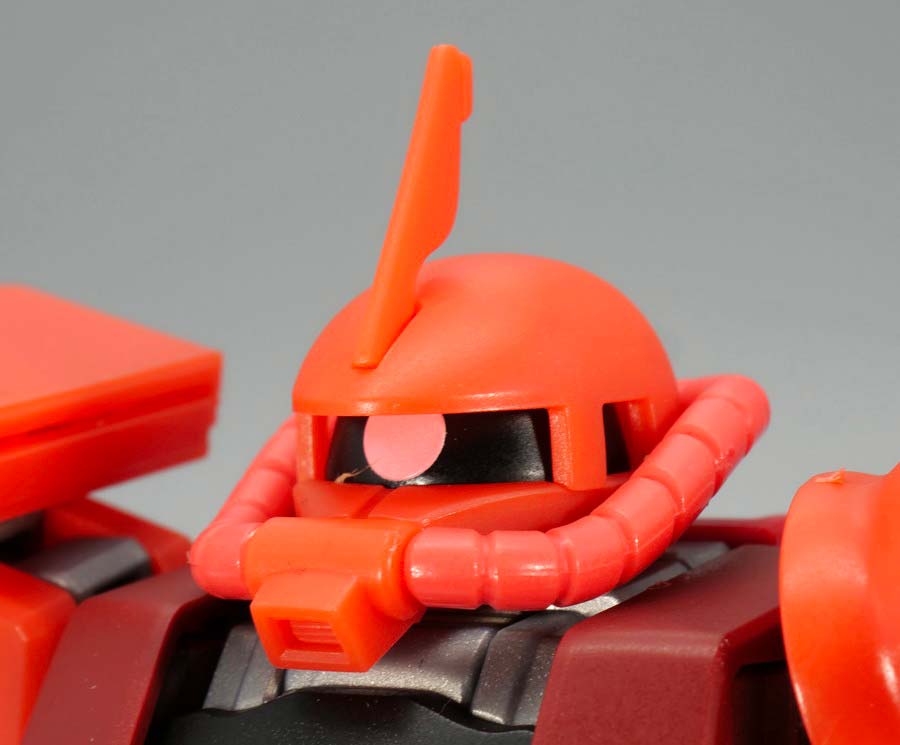 HGガンダムベース限定シャア専用ザクII(21st CENTURY REAL TYPE Ver.)のガンプラレビュー画像です