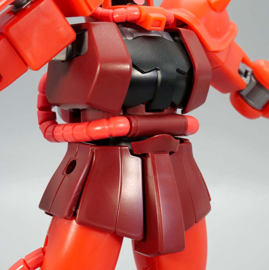 HGガンダムベース限定シャア専用ザクII(21st CENTURY REAL TYPE Ver.)のガンプラレビュー画像です