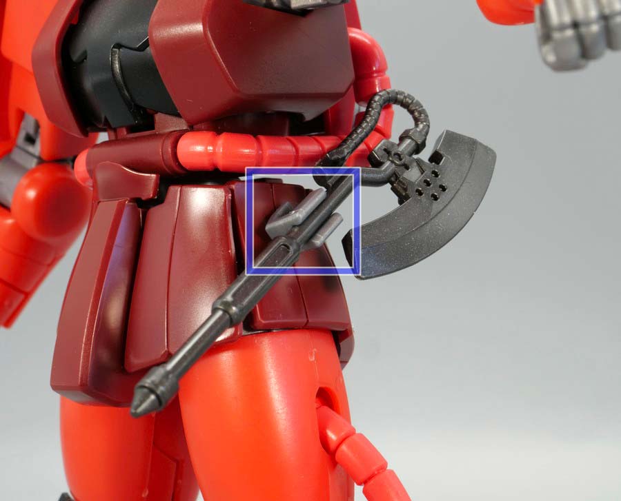 HGガンダムベース限定シャア専用ザクII(21st CENTURY REAL TYPE Ver.)のガンプラレビュー画像です