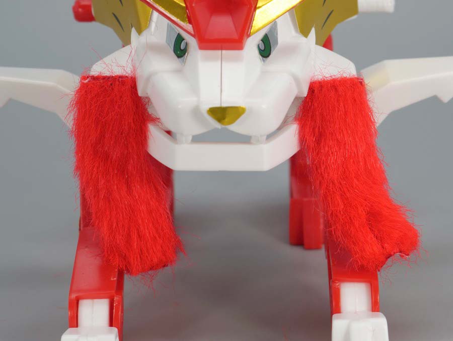 獅頑駄無（シシガンダム）のガンプラレビュー画像です