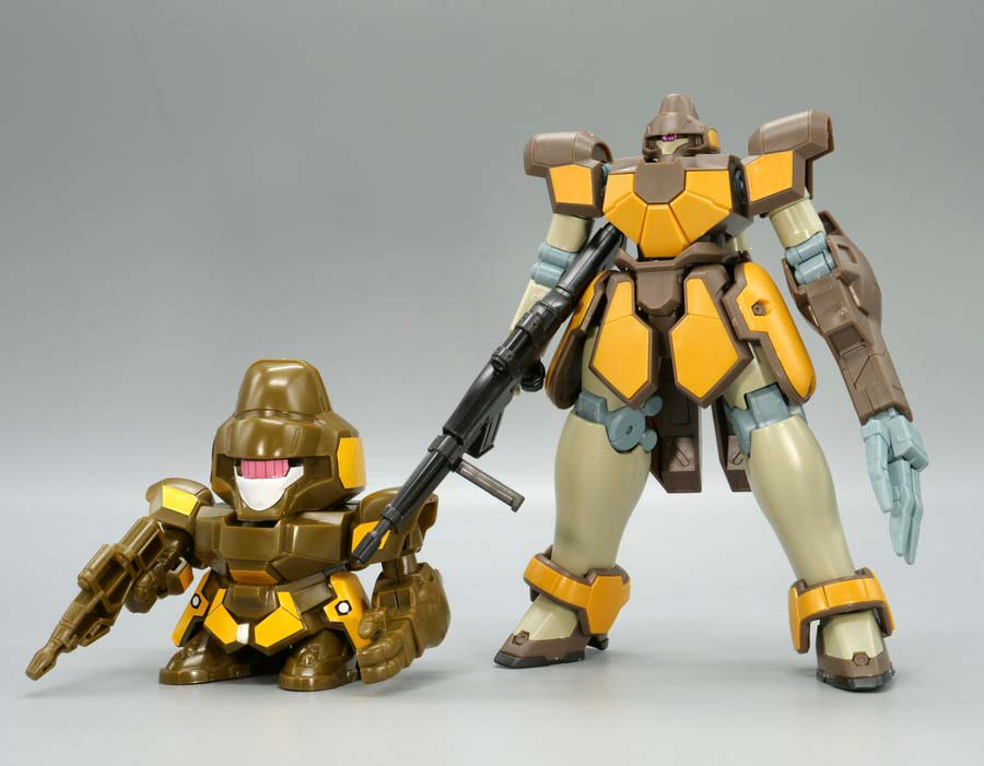 BB戦士マグアナックのガンプラレビュー画像です