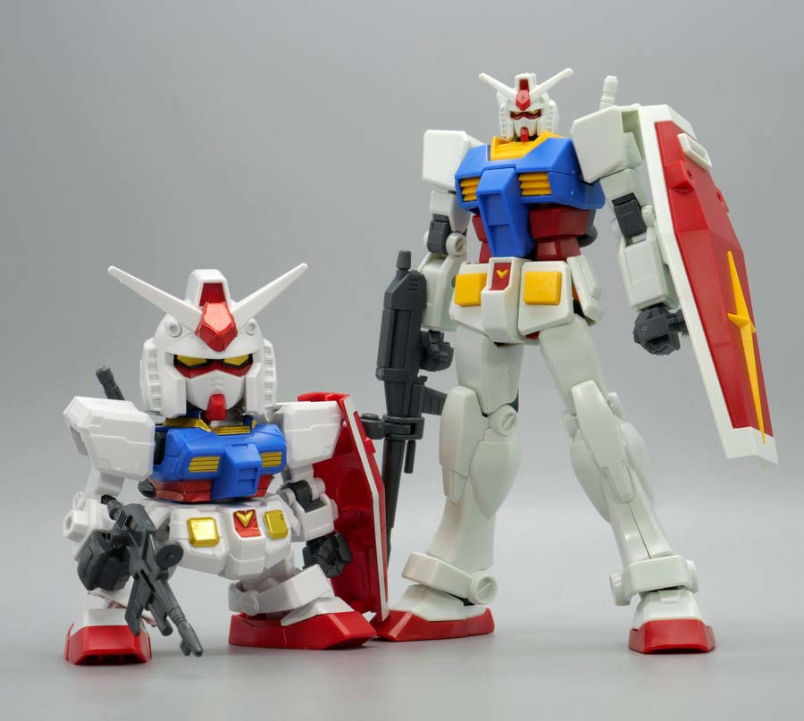 EXスタンダード RX-78-2ガンダムのガンプラレビュー画像です