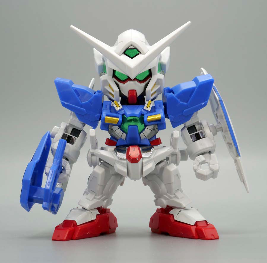 EXスタンダード ガンダムエクシアのガンプラレビュー画像です