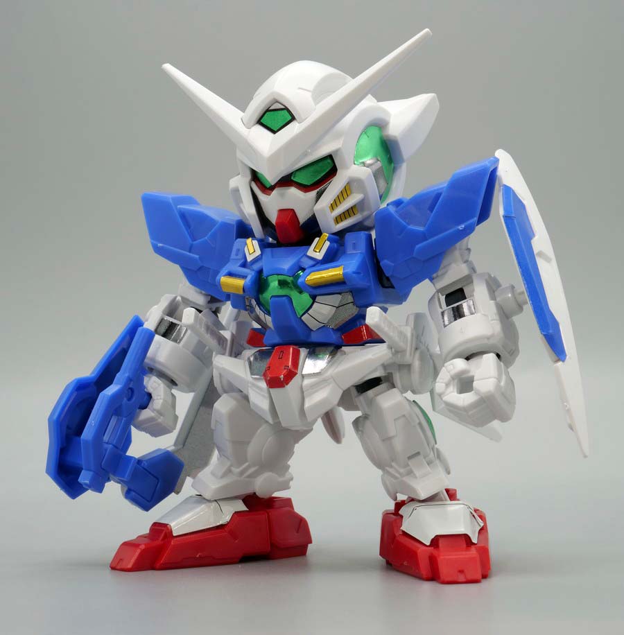 EXスタンダード ガンダムエクシアのガンプラレビュー画像です