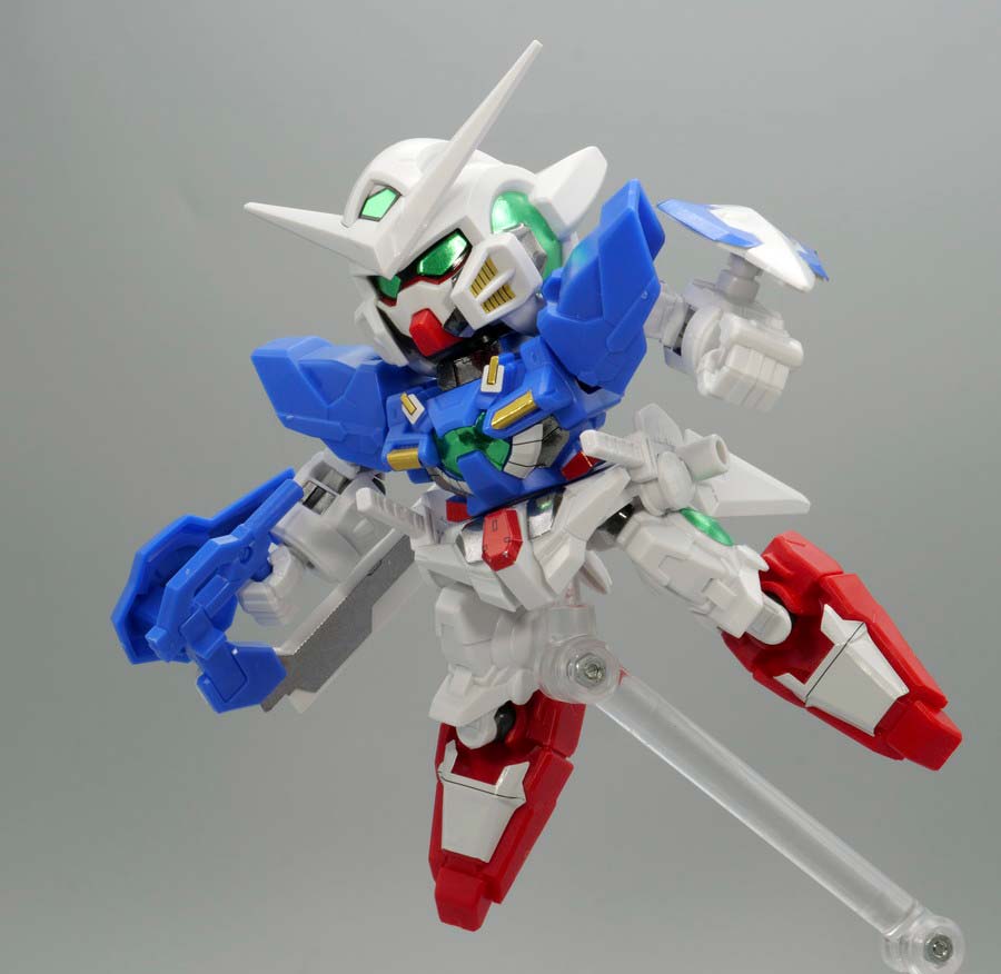 EXスタンダード ガンダムエクシアのガンプラレビュー画像です