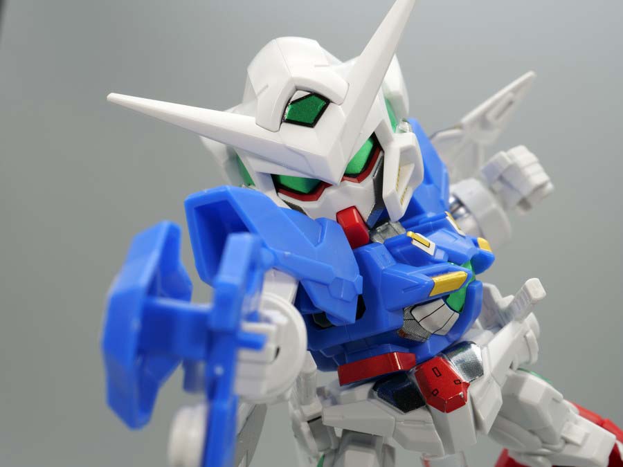 EXスタンダード ガンダムエクシアのガンプラレビュー画像です