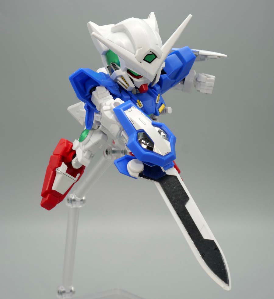 EXスタンダード ガンダムエクシアのガンプラレビュー画像です