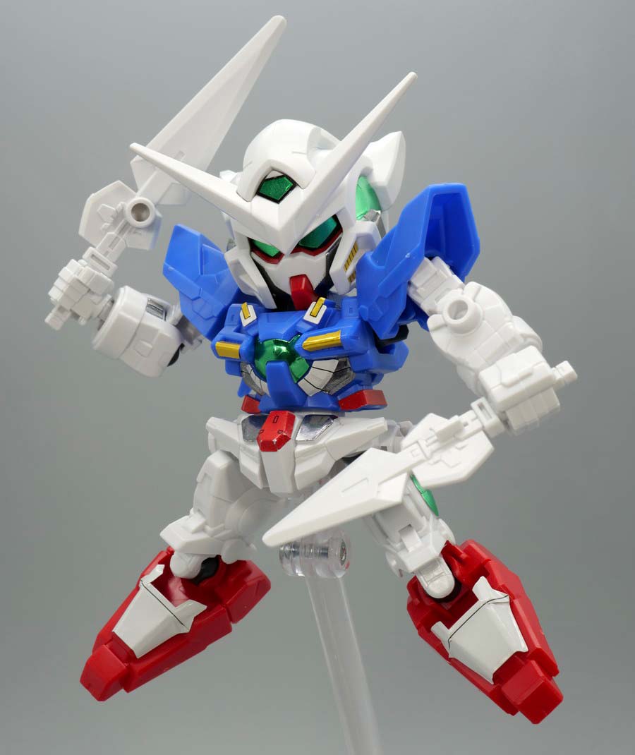 EXスタンダード ガンダムエクシアのガンプラレビュー画像です