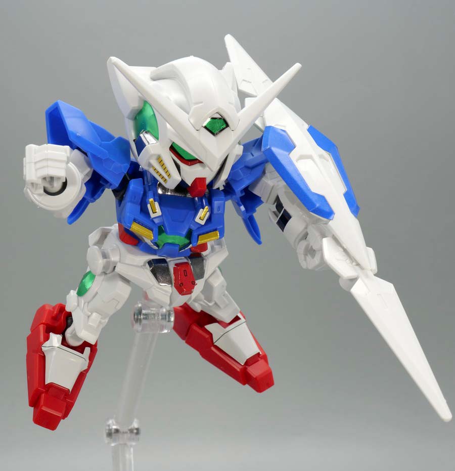 EXスタンダード ガンダムエクシアのガンプラレビュー画像です