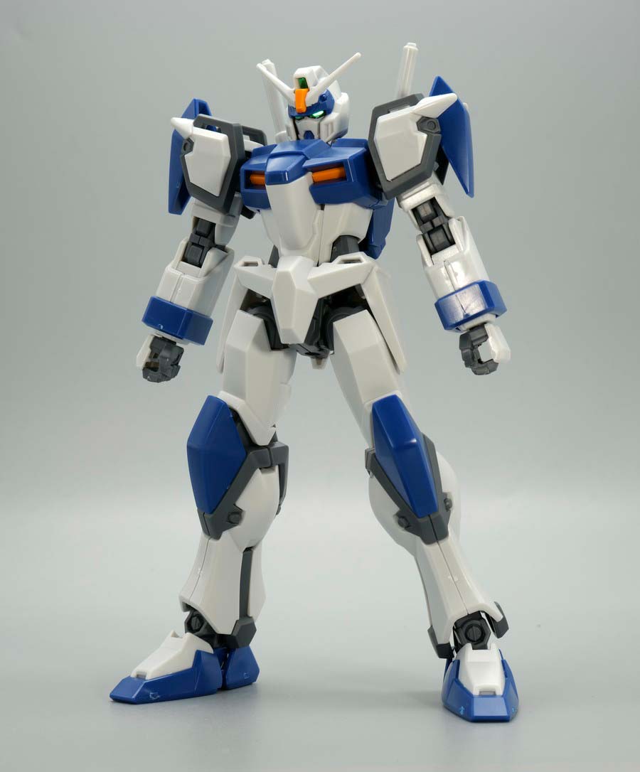 HGデュエルブリッツガンダムのガンプラレビュー画像です