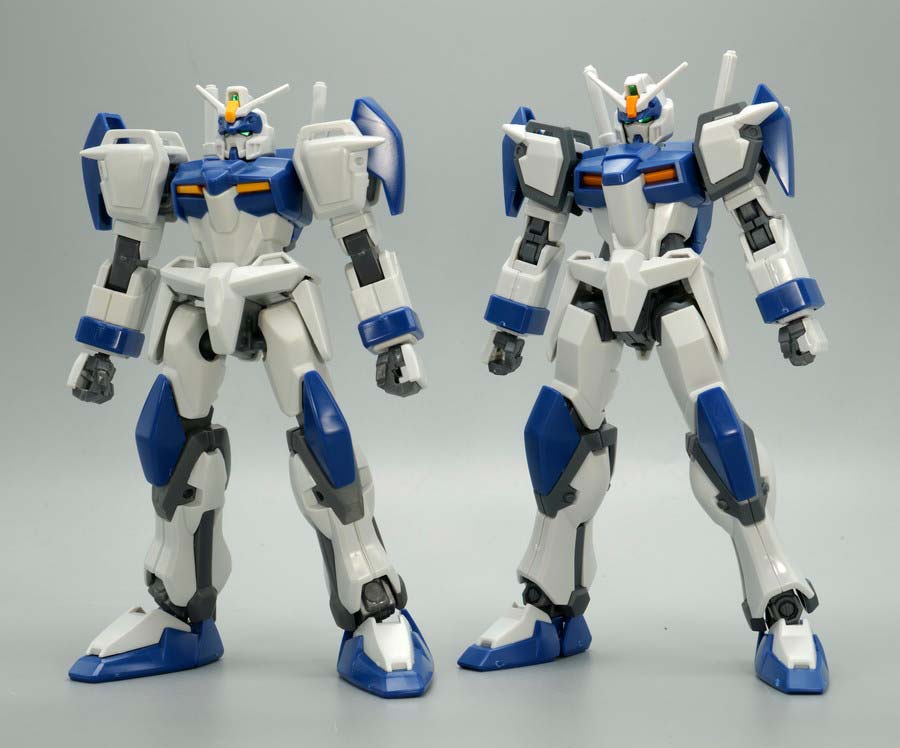 HGデュエルブリッツガンダムのガンプラレビュー画像です