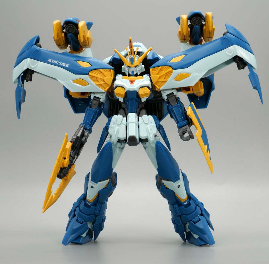 HGガンダムバーンレプオスのガンプラレビュー画像です