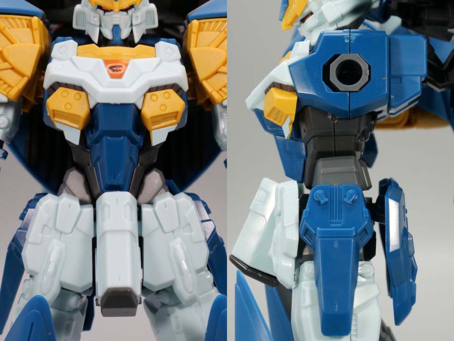 HGガンダムバーンレプオスのガンプラレビュー画像です