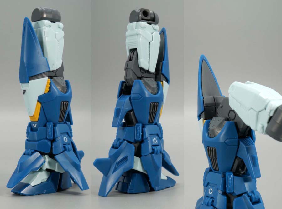 HGガンダムバーンレプオスのガンプラレビュー画像です