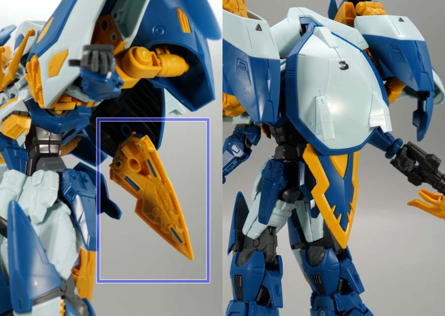 HGガンダムバーンレプオスのガンプラレビュー画像です